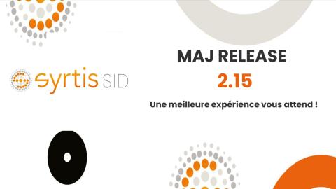 Bandeau annonçant la version 2.15 de Syrtis